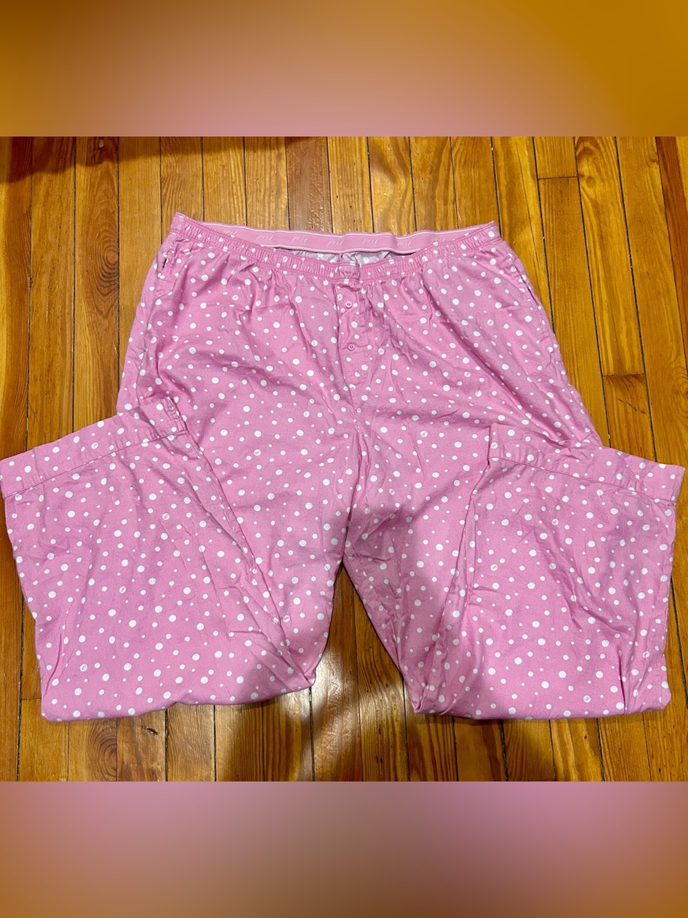 PINK Pink Polka Dot Pajama Pants